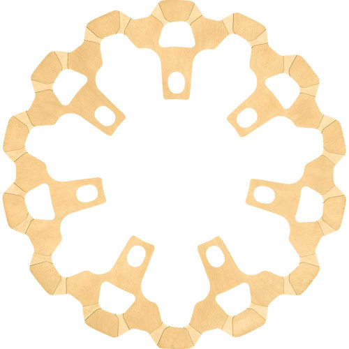 LYNDALL RACING BRAKES LLC 3622 Lyndall Racing Brakes Llc Brake Rotor - Front - 11-13/16" - Gold 3-622
