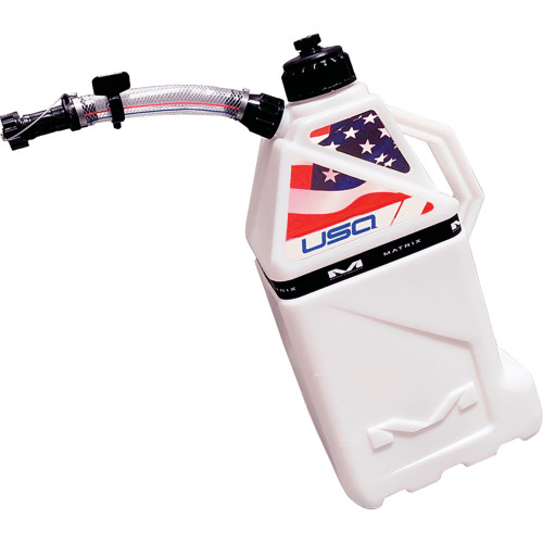 M3 Utility Can - 4 Gal - White/Usa M3-Usa-100
