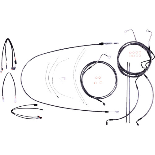 Magnum Shielding Karbonfibr Designer Handlebar Installation Kit 7871201