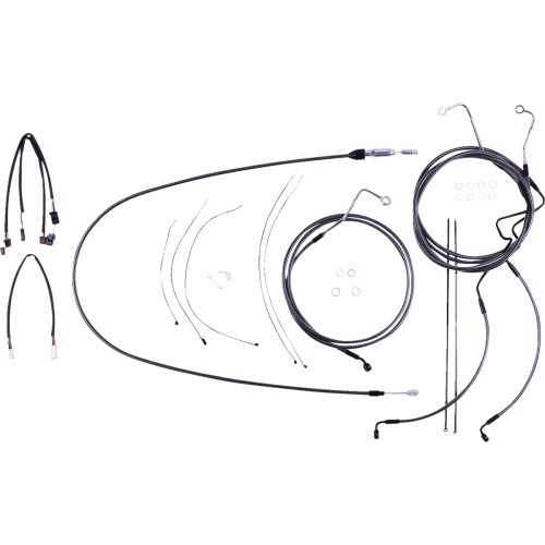 Magnum Shielding Karbonfibr Designer Handlebar Installation Kit 7871211