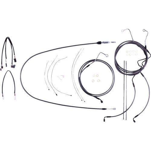 MAGNUM SHIELDING 7871211 Magnum Shielding Karbonfibr Designer Handlebar Installation Kit 7871211