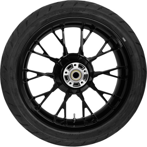 Marlin Rear Wheel - Solid Black (18") | Dunlop Tire (180/55B18) Pkg-Mar185Sb-Abst