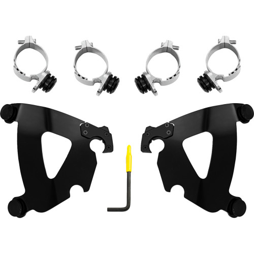Memphis Shades Road Warrior Mounting Kit - Black - Chief Meb2076