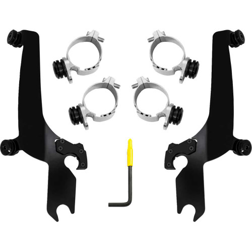 MEMPHIS SHADES MEB2073 Memphis Shades Sportshield Mounting Kit - Black - Chief Meb2073