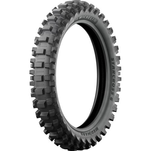 Michelin Tire - Starcross 6 Medium Hard - Rear - 110/100-18 - 64M 02281