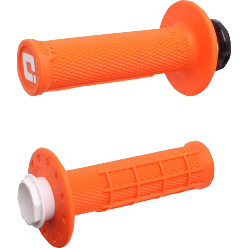 ODI H36MXO Micro-X Half-Waffle V2 Lock-On Grips - Orange/Black H36Mxo