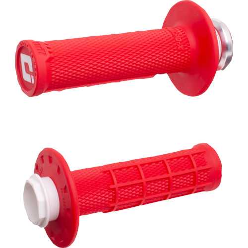 Micro-X Half-Waffle V2 Lock-On Grips - Red/Black H36Mxr