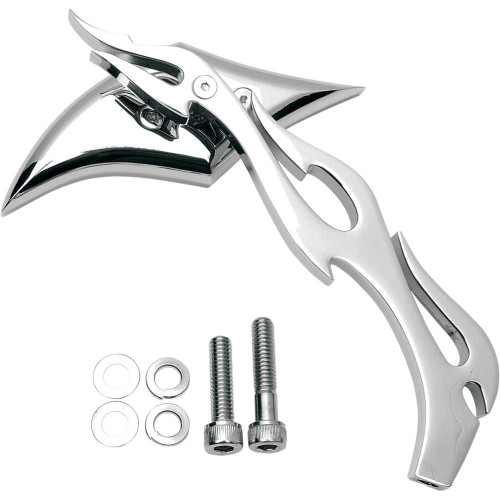 DRAG SPECIALTIES 0640-0036 Drag Specialties Gothic Mirror - Right