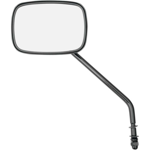 DRAG SPECIALTIES 0640-0657 Drag Specialties Mirror - Die-Cast - Side View - Long - Black - Left/Right