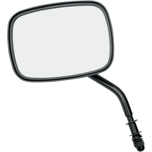 Drag Specialties Mirror - Die-Cast - Side View - Standard - Black - Left/Right
