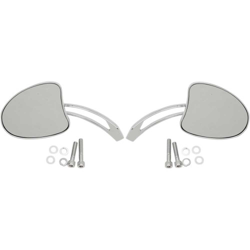 DRAG SPECIALTIES 0640-1098 Drag Specialties Touring Mirror - Long Stem