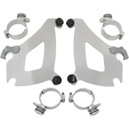 Memphis Shades Bullet Mounting Kit - Polished - Breakout Mek1998