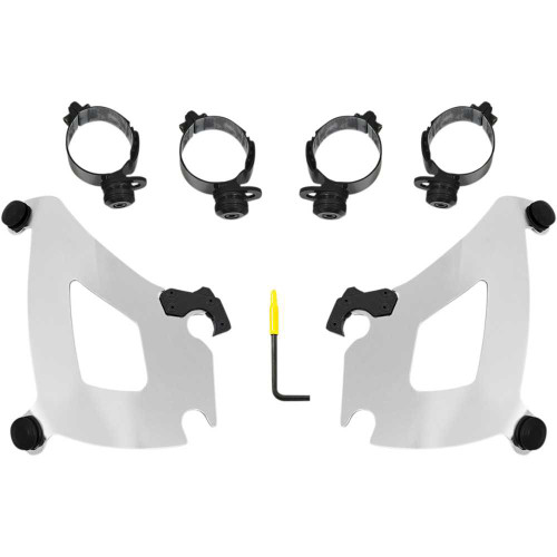 MEMPHIS SHADES MEK2045 Memphis Shades Bullet Mounting Kit - Polished - Flsb Mek2045