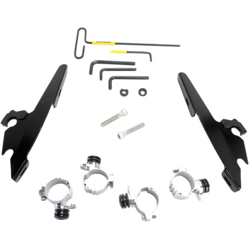 Memphis Shades Batwing - Mounting Kit - Black - Xl48 Meb2009