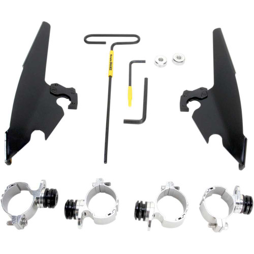 MEMPHIS SHADES MEB2008 Memphis Shades Batwing - Mounting Kit - Black - Xl12C Meb2008