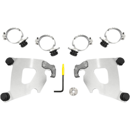 Memphis Shades Cafe Mounting Kit - Polished - Fxdl Mek2015