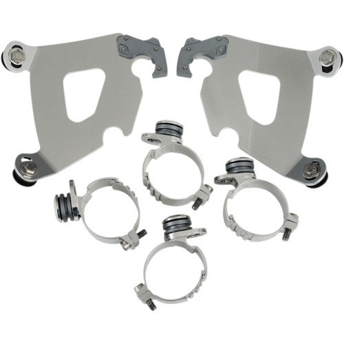 Memphis Shades Cafe Mounting Kit - Polished - Fxd Mek1994