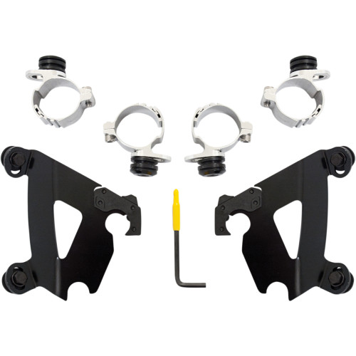 Memphis Shades Cafe Mounting Kit - Black - Xlc Meb1997