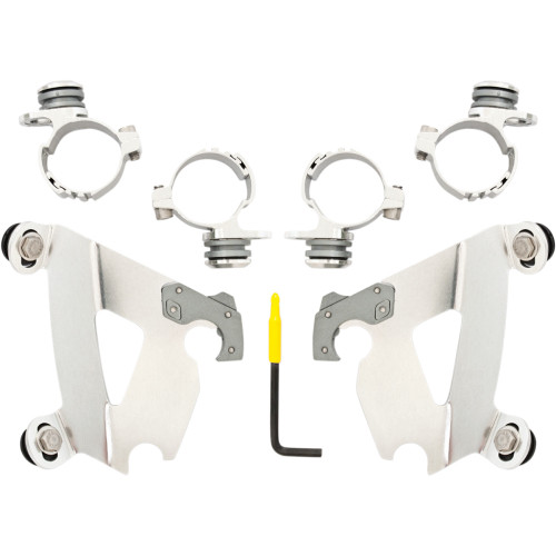 Memphis Shades Cafe Mounting Kit - Polished - Xlc Mek1997