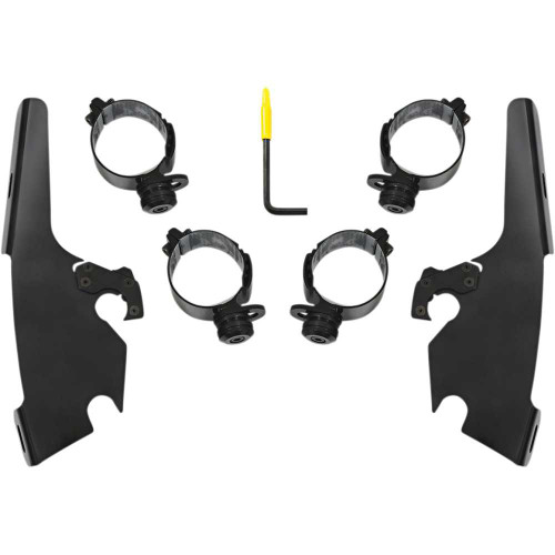 MEMPHIS SHADES MEB2046 Memphis Shades Fats/Slim Mounting Kit - Black - Flfb Meb2046
