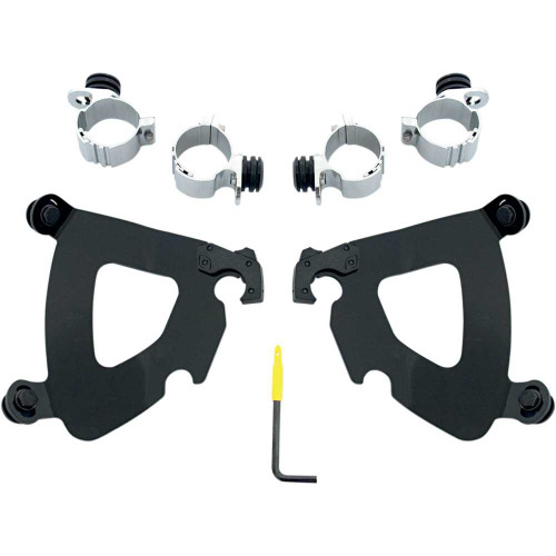 MEMPHIS SHADES MEB1984 Memphis Shades Gauntlet Mounting Kit - Black - Xl 48 Meb1984