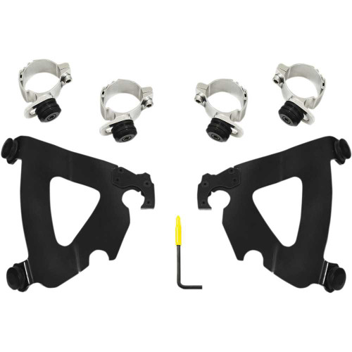 MEMPHIS SHADES MEB2038 Memphis Shades Road Warrior Mounting Kit - Black - Fxd Meb2038