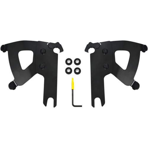 Memphis Shades Road Warrior Mounting Kit - Black - Flhr Meb2039 Memphis Shades Road Warrior Mounting Kit - Black - Flhr Meb2039