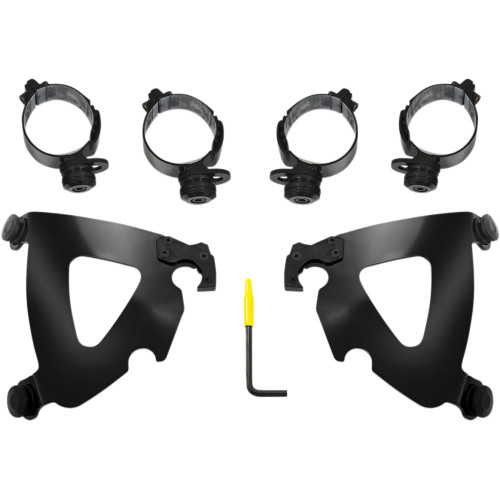 Memphis Shades Road Warrior Mounting Kit - Black - Flsb Meb2043