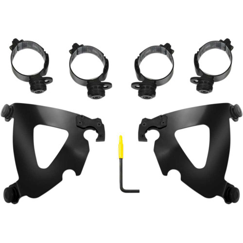 MEMPHIS SHADES MEB2043 Memphis Shades Road Warrior Mounting Kit - Black - Flsb Meb2043