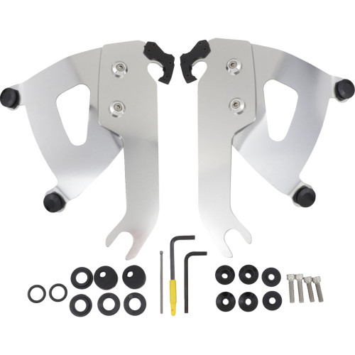 Memphis Shades Road Warrior Mounting Kit - Polished - Flsl Mek2048