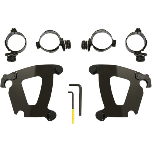 Memphis Shades Road Warrior Mounting Kit - Black - Fxfb Meb2050