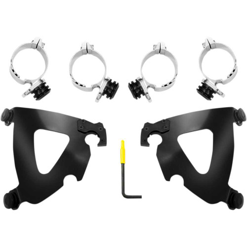MEMPHIS SHADES MEB2035 Memphis Shades Road Warrior Mounting Kit - Black - Fxlr Meb2035