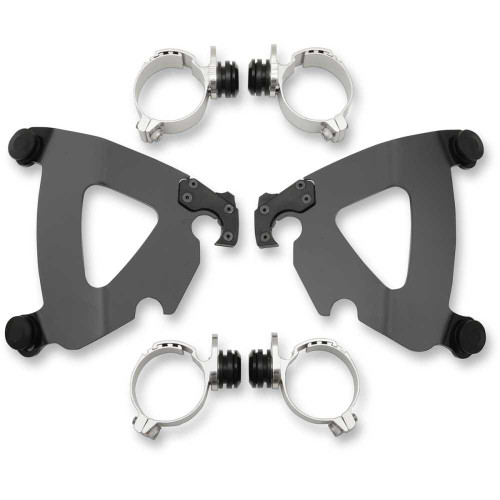 MEMPHIS SHADES MEB2029 Memphis Shades Road Warrior Mounting Kit - Black - Fxdwg Meb2029