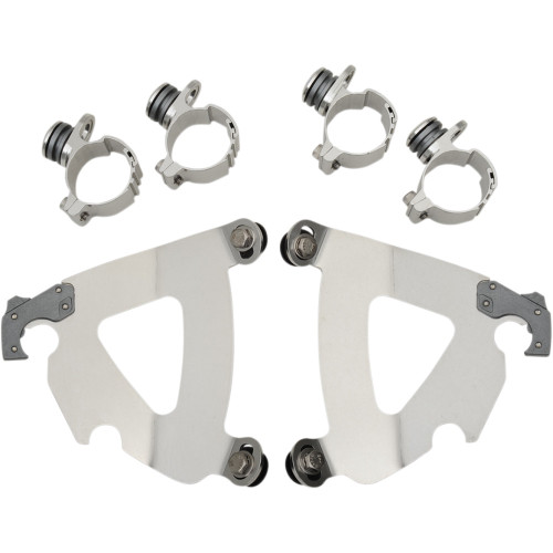 Memphis Shades Road Warrior Mounting Kit - Polished - Fxdwg Mek2030