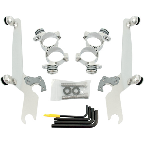 Memphis Shades Sportshield Trigger-Lock Mounting Kit - Polished - Xl48 Mek1985