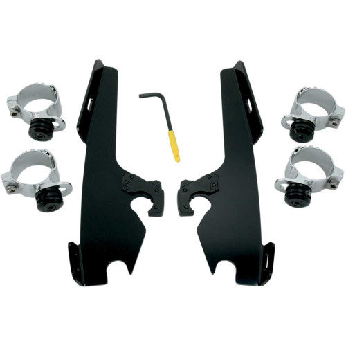 MEMPHIS SHADES MEB8968 Memphis Shades Fats/Slim Trigger Lock Mounting Kit - Wide - Black Meb8968