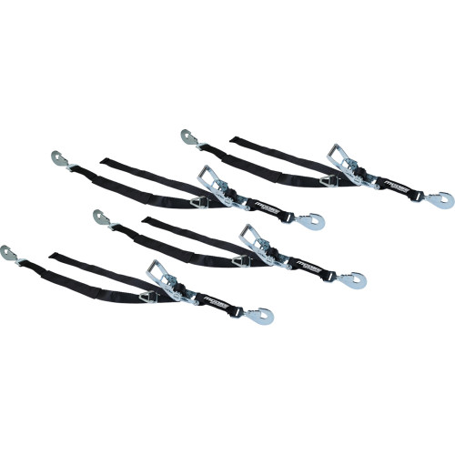 Moose Offroad Ratcheting Tiedown Pack 2"X8' - Black 3920-0536