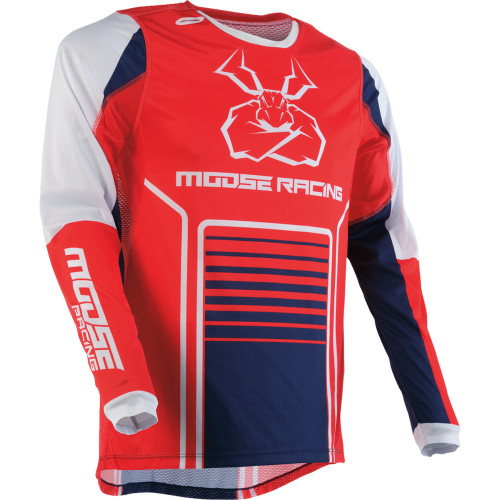 Moose Racing Agroid Jersey - Red/White/Blue - Medium 2910-7501