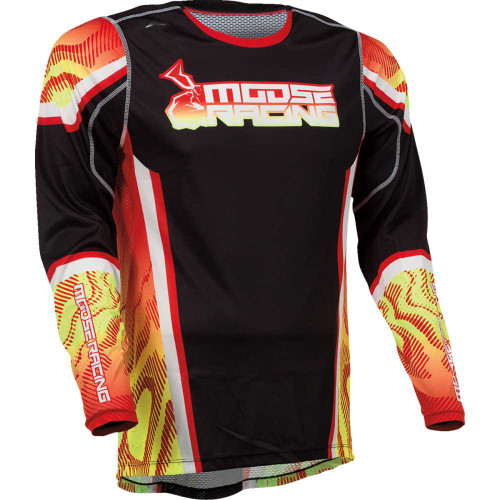 MOOSE RACING 29107392 Moose Racing Agroid Jersey - Red/Yellow/Black - Large 2910-7392