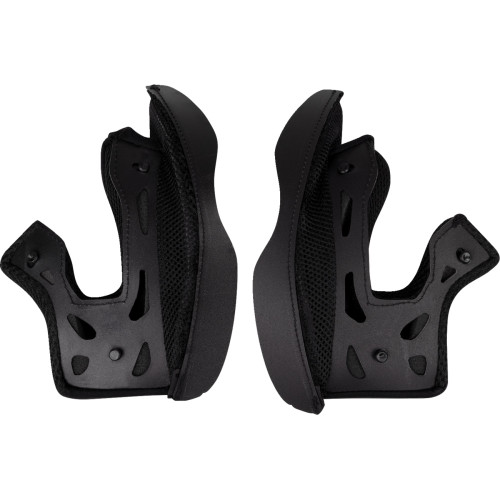 Moose Racing Air Intake Cheek Pads - Black - Small 0134-3196
