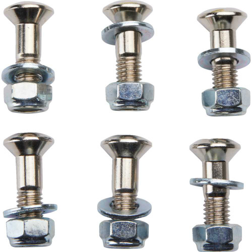 MOOSE RACING 0396477 Moose Racing Bolts With Nuts/Washers - Sprocket - M8 X 30 Mm - 6 Pack - Kawasaki 039-6477