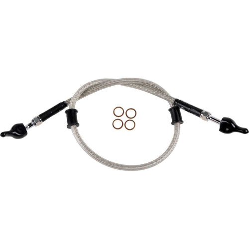MOOSE RACING G062004/P Moose Racing Brake Line - Stainless Steel G06-2-004/P