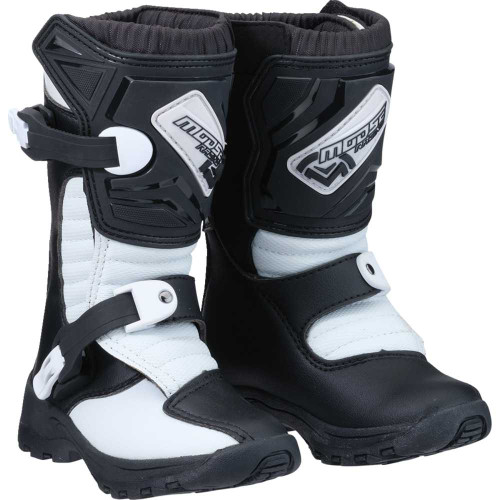 MOOSE RACING 34110471 Moose Racing M1.3 Boots - Black/White - Size 12 3411-0471