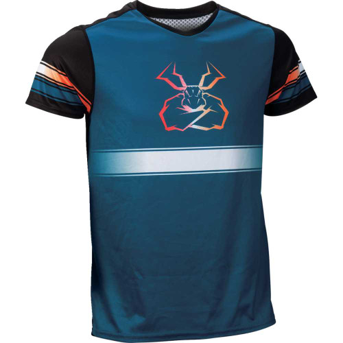 MOOSE RACING 50200264 Moose Racing Mountain Bike Jersey - Blue/Orange - Large 5020-0264