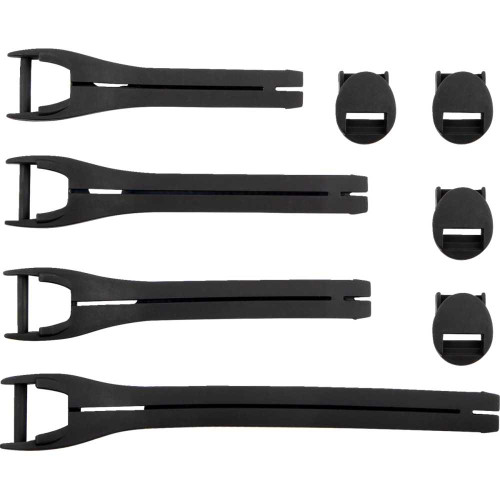 MOOSE RACING 34301016 Moose Racing Qualifier Boot Strap Kit - Black - Size 10-15 3430-1016