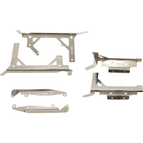 Moose Racing Radiator Braces - Silver - Gas Gas/Husqvarna/Ktm 11-1023