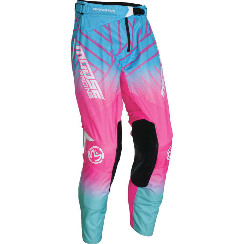 MOOSE RACING 290111472 Moose Racing Sahara Pants - Pink/Blue/White - Us 34 2901-11472