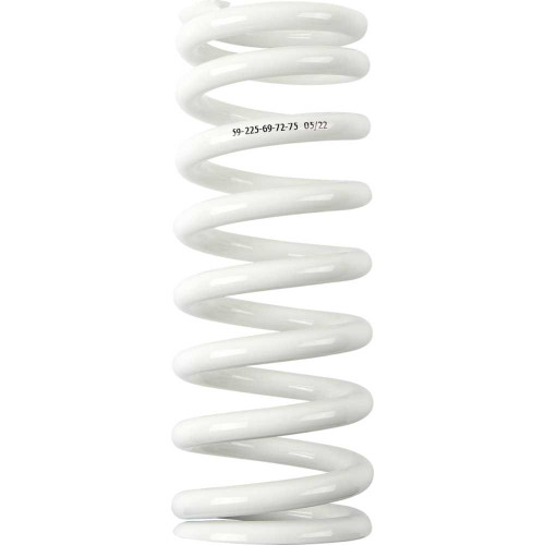 MOOSE RACING 13121018 Moose Racing Shock Spring - 59 Mm Od - 69/72/75 N/Mm - White 1312-1018