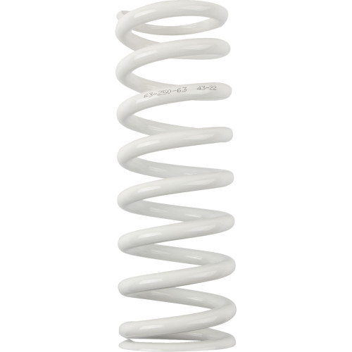 Moose Racing Shock Spring - 63 Mm Od - 63 N/Mm - White 1312-1038