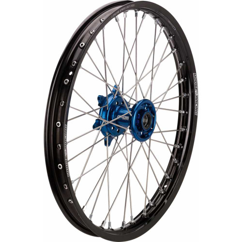 MOOSE RACING MF16021BKBU Moose Racing Wheel Assembly - Sx-1 - Complete - Front - Black Wheel/Blue Hub - 21X1.6 - Husqvarna Mf-16021-Bkbu